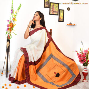 Sraddhasree Embroidery Design Saree.