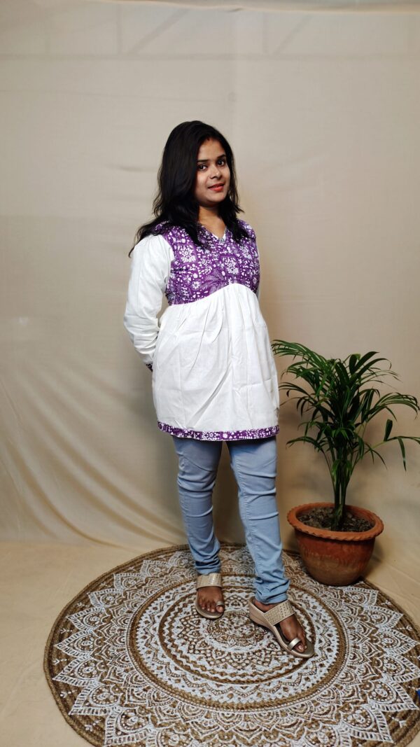 Stylish short top white - Image 2