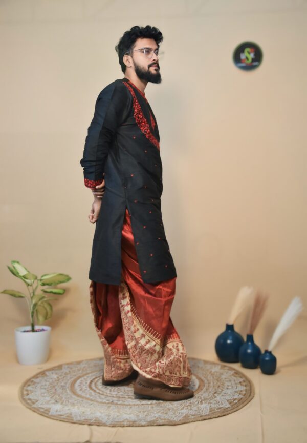 Black Emb Middle Kalka Fashion - Image 3